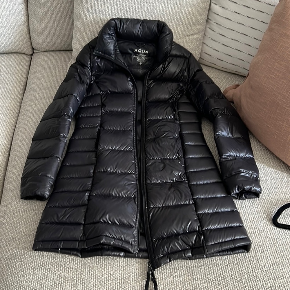 Packable Down Puffer Mid Long Jacket - image 1